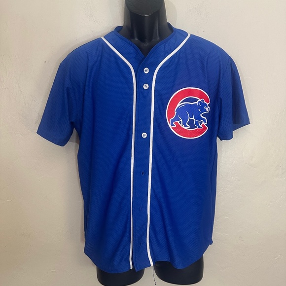 Chicago Cubs #38 Nicky Lopez Jersey 20" armpit to armpit seams Poly blend - Picture 1 of 3
